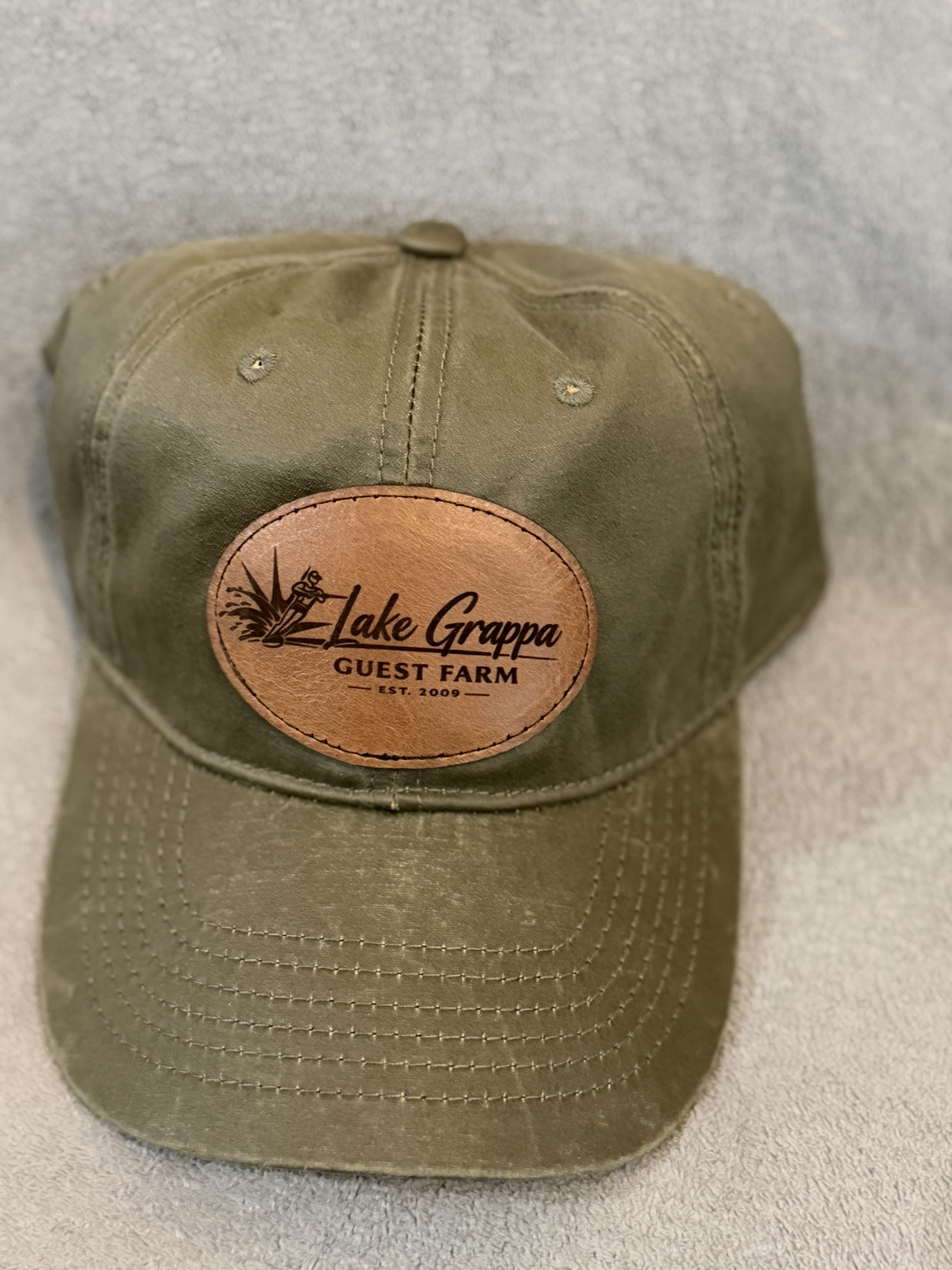 Olive custom cap