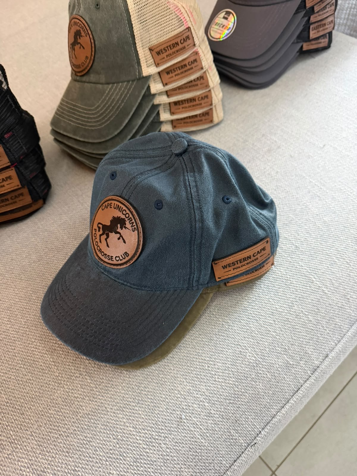 Polocrosse custom caps